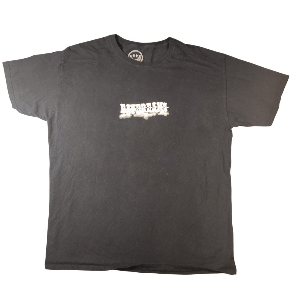 CVLA Shirt Mens Large Black Daydreams Head In The Clouds Graphic‎ Tee Streetwear